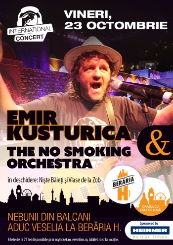 Concert Emir Kusturica & The No Smoking Orchestra la Beraria H