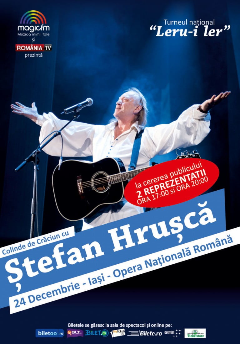 La cererea publicului, Stefan Hrusca sustine cel de-al doilea concert la Iasi!