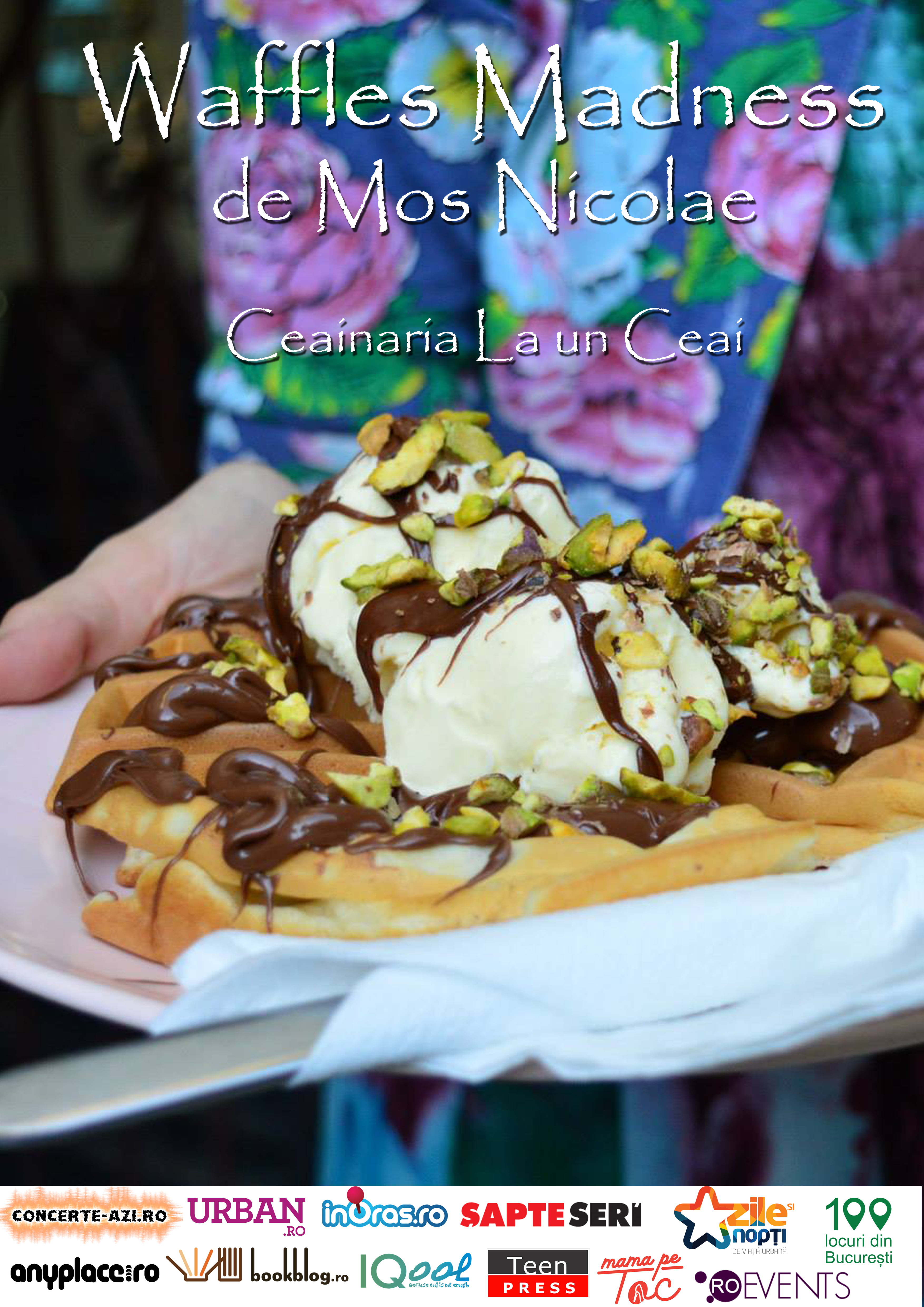 Waffles Madness de Moș Nicolae, pe 6 decembrie, in intervalul 14:00-21:00