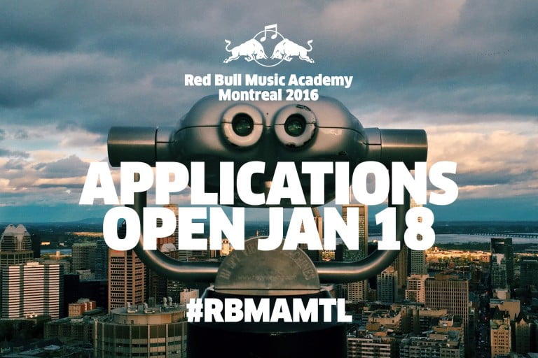 Montreal va gazdui timp de o luna Red Bull Music Academy 2016