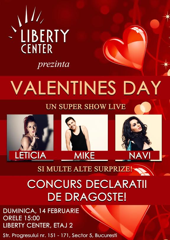 Concert de Valentine’s Day: Leticia, Mike și NAVI