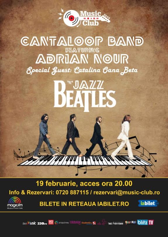 BEATLES’N’JAZZ, cu Adrian Nour si Catalina Oana Beta, la Music Club