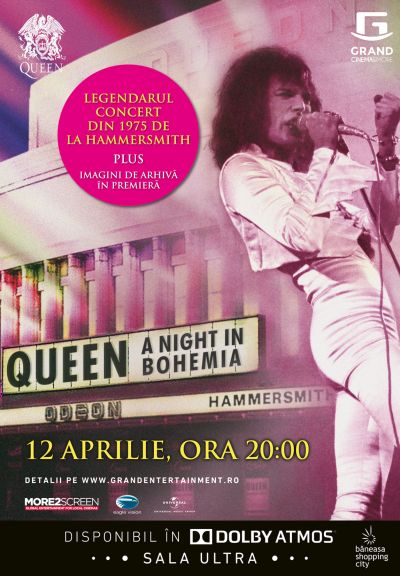 In avanpremiera show-ului de la Bucuresti, concert documentar “Queen: A Night in Bohemia”