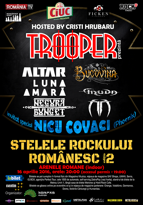 Biletul tău la Stelele Rockului Românesc îți poate aduce un backstage pass