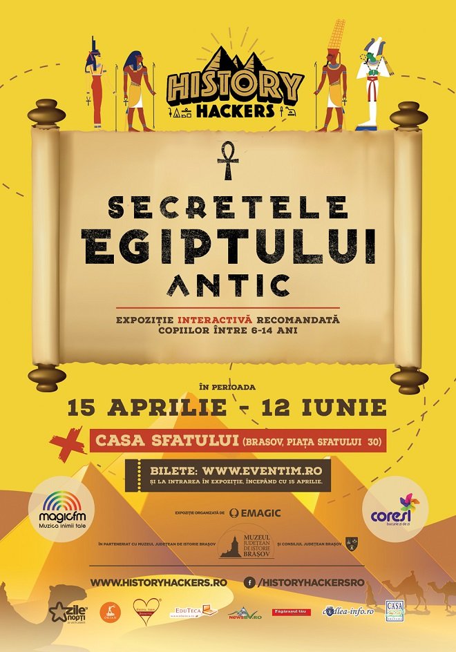 Expozitia Secretele Egiptului Antic din Brasov se muta la Casa Sfatului!