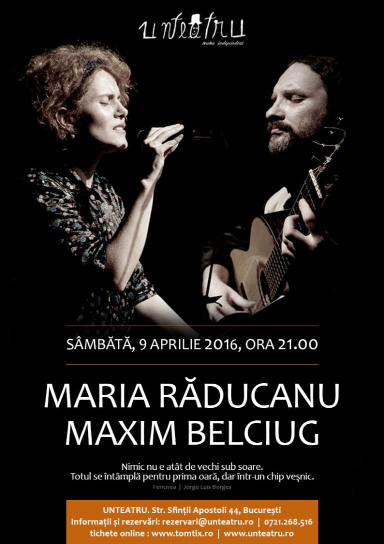 Concert Maria Răducanu & Maxim Belciug