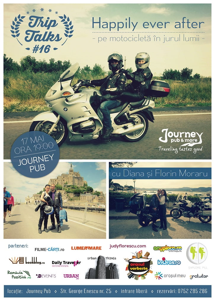 Trip Talks #16: Happily ever after… pe motocicletă în jurul lumii | cu Diana și Florin Moraru