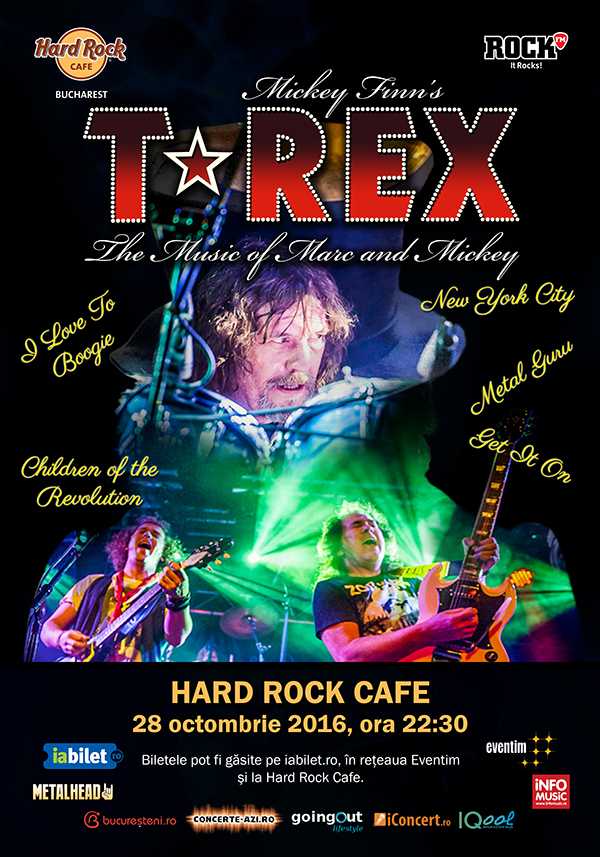 T-Rex concerteaza la Hard Rock Cafe