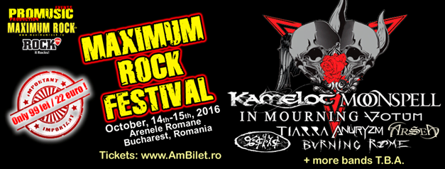 5 formatii noi confirmate la Maximum Rock Festival 2016