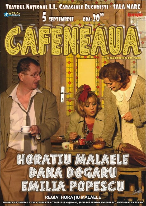 “Cafeneaua” se joaca pe 5 septembrie la Sala Mare a Teatrului National