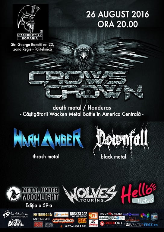 La concertul Crows Crown din 26 august platesti cat vrei si cat poti pentru bilet