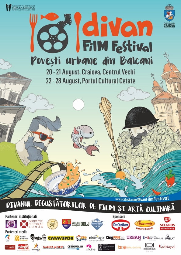 Începe cea de-a șaptea ediție a Divan Film Festival: filme balcanice, artă culinară, invitați și concerte