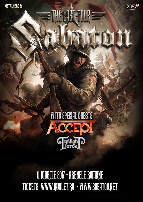 Twilight Force canta alaturi de Sabaton si Accept la Arenele Romane pe 11 martie