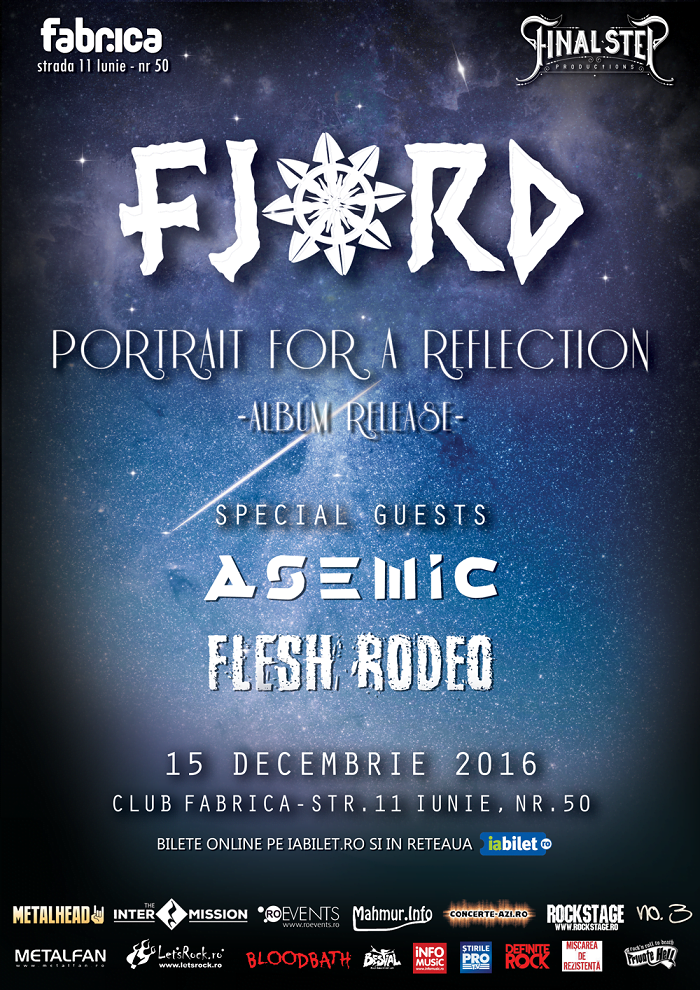 Lansare de album Fjord – “Portrait for a Reflection” – 15 decembrie – Fabrica