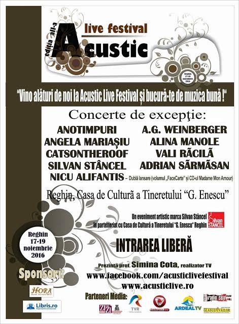 Program Acustic Live Festival 2016