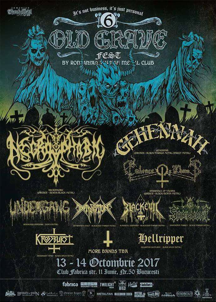 UNDERGANG, BLACKEVIL si HELLRIPPER adaugate in lineupul OGF 2017