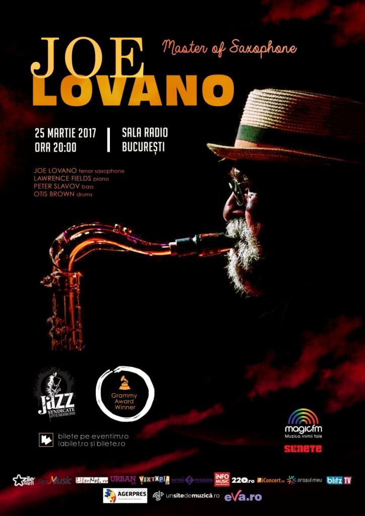 Joe Lovano – Master of Saxophone – pentru prima oară în România