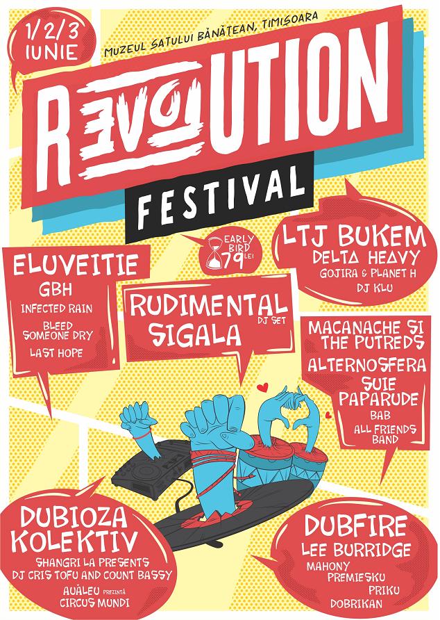 REVOLUTION Festival se transforma intr-un eveniment non- stop de trei zile, cu un line-up hot!