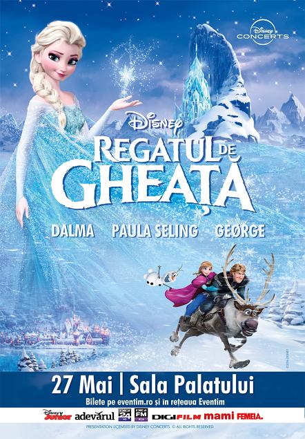 Disney in Concert – Frozen cu Orchestra Simfonică București, 27 mai, Sala Palatului