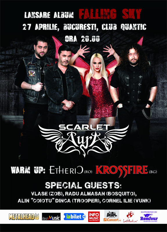 Scarlet Aura se pregateste pentru concertul din Bucuresti cu doua show-uri in Germania!