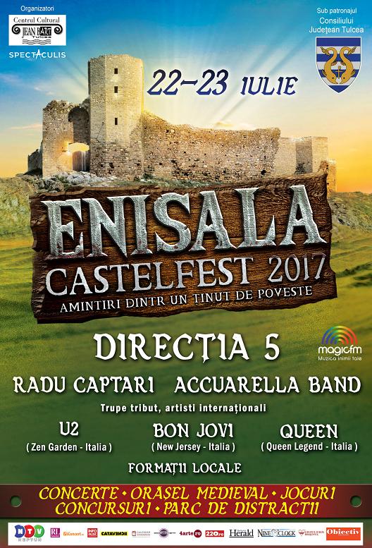 Artiști de notorietate națională și internațională, au confirmat prezența la ENISALA CASTELFEST 2017