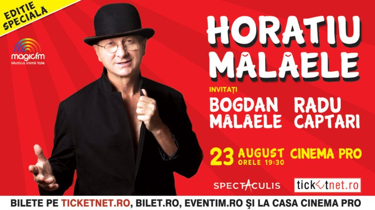 Spectacolul “Ediție Specială”, cu Horațiu și Bogdan Mălăele, revine pe 23 august, la Cinema PRO