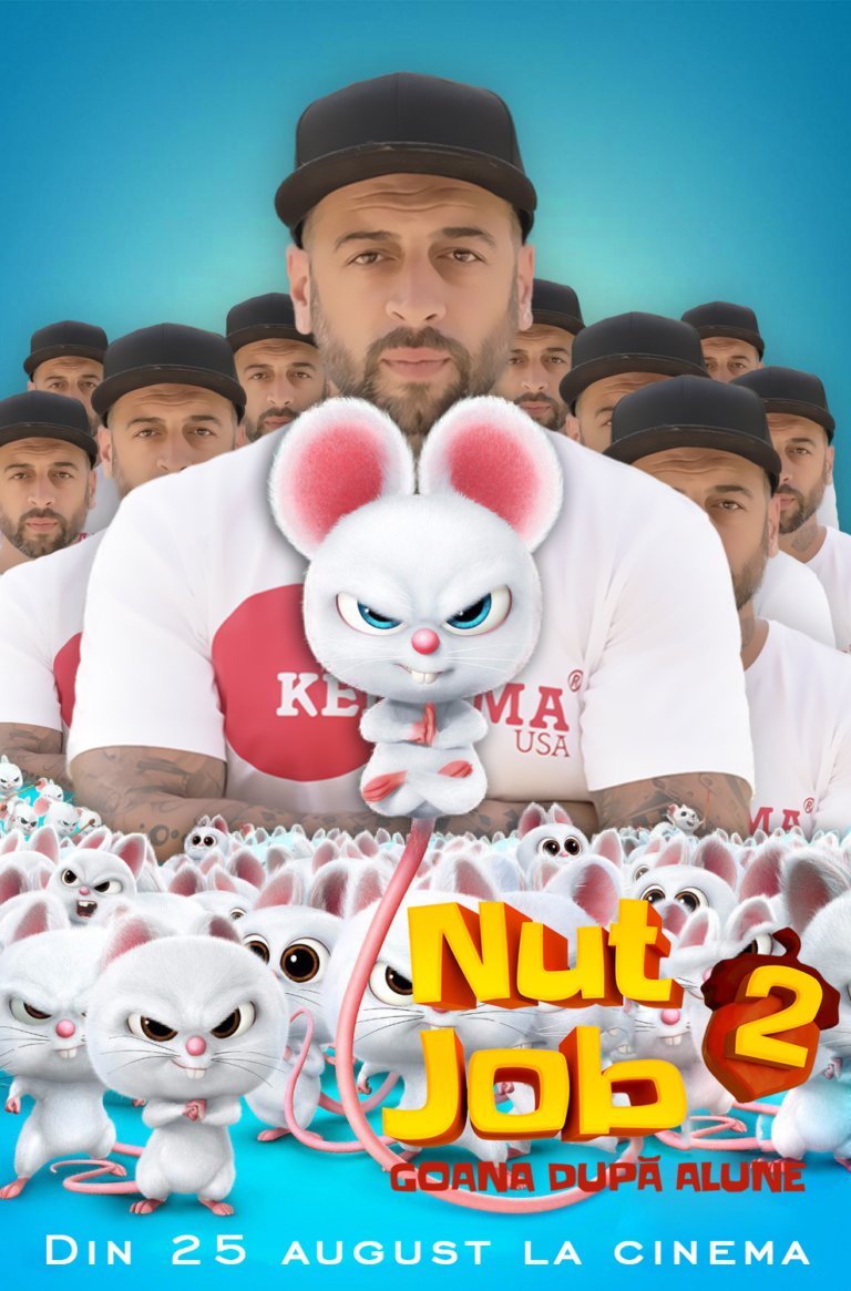 CRBL este Mr. Feng, un şoricel deopotrivă adorabil şi terifiant, numai în animaţia “Nut Job 2: Goana după alune”