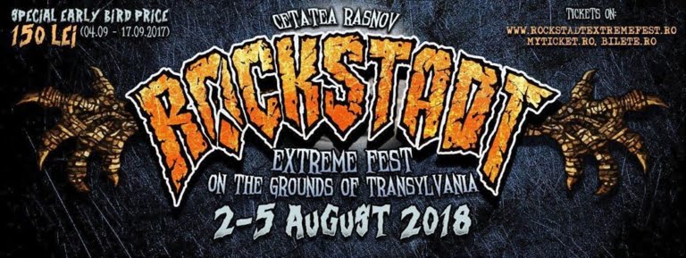 Primele detalii despre ROCKSTADT EXTREME FEST 2018