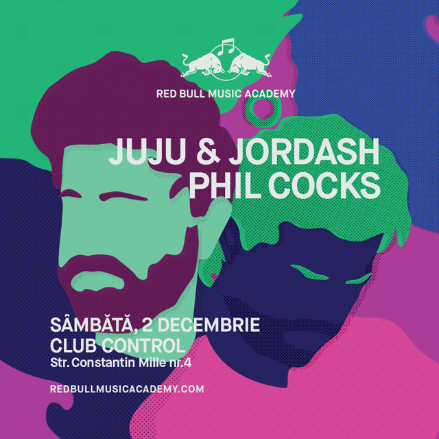 Red Bull Music Academy prezinta: Juju & Jordash si Phil Cocks, in Club Control, pe 2 decembrie