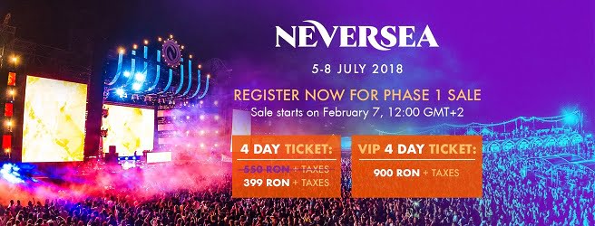 Neversea 2018. Din acest an, festivalul din Constanța va dura 4 zile