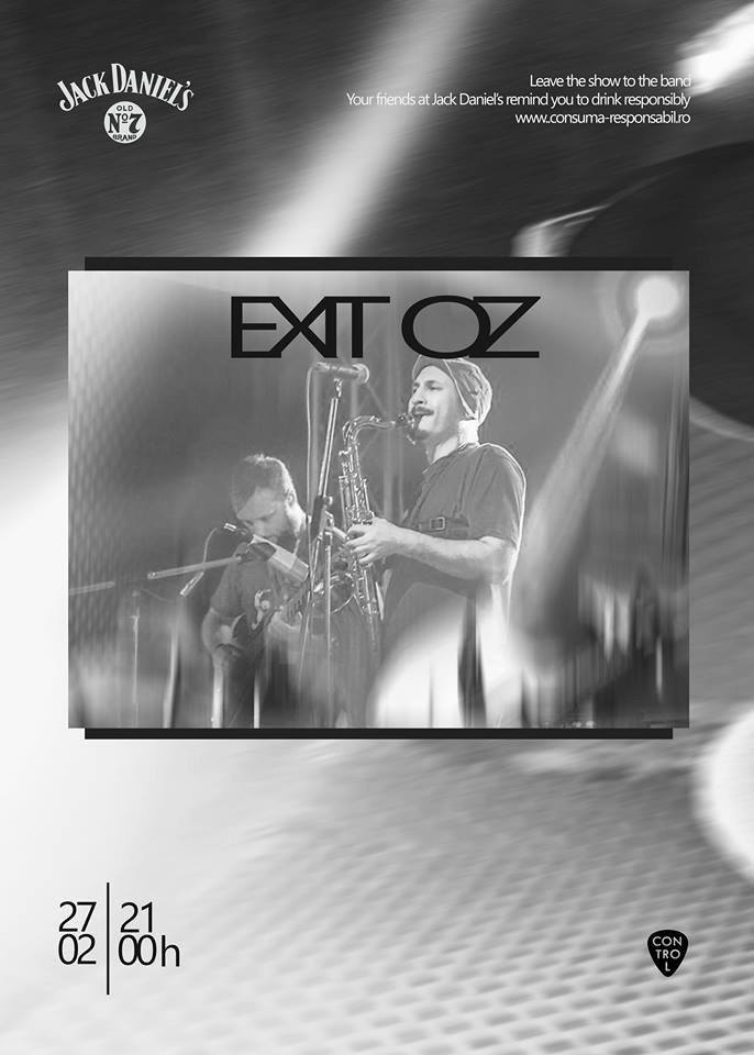 Concert EXIT OZ, pe 27 februarie, in club Control