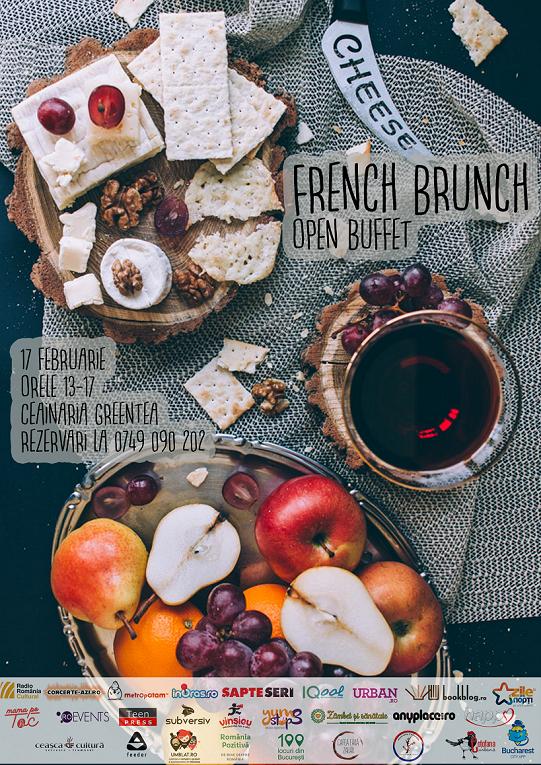 French brunch – open buffet, pe 17 februarie, la ceainăria GreenTea