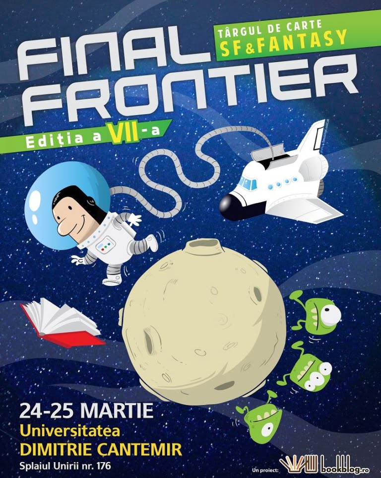 La a șaptea ediție Final Frontier îți faci #BibliotecăPeMarte – singurul târg de carte SF&Fantasy te așteaptă!