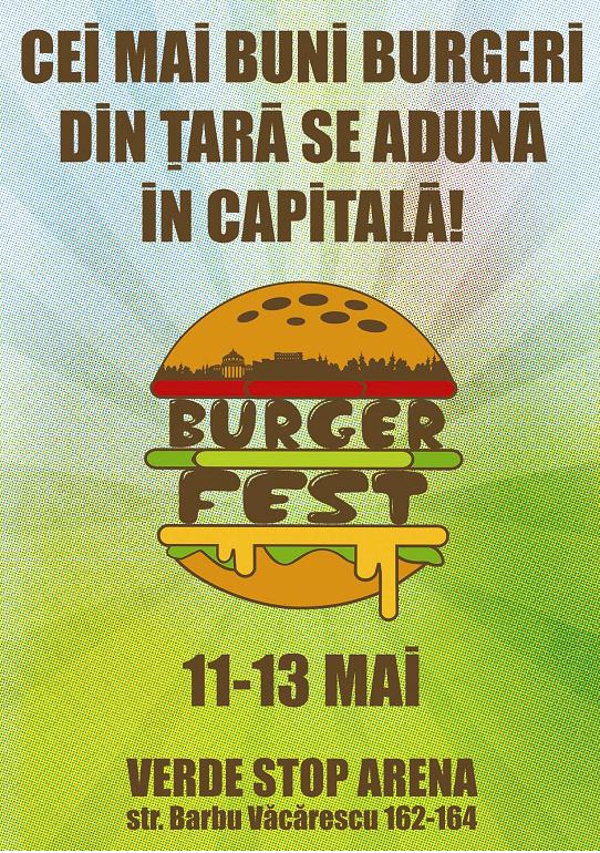 BURGERFEST 2018 va avea loc în perioada 11 – 13 mai, la Verde Stop