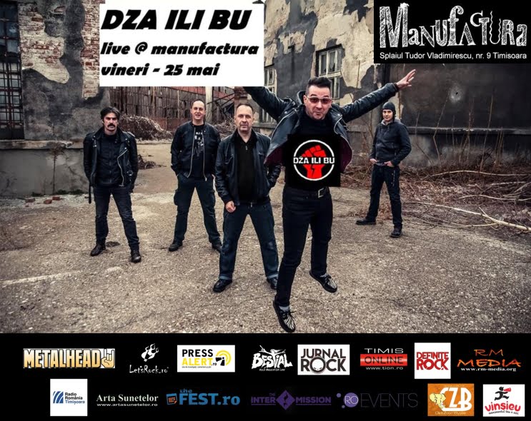 DZA ILI BU, una dintre cele mai vechi trupe de punk-rock din Serbia, canta la Timisoara