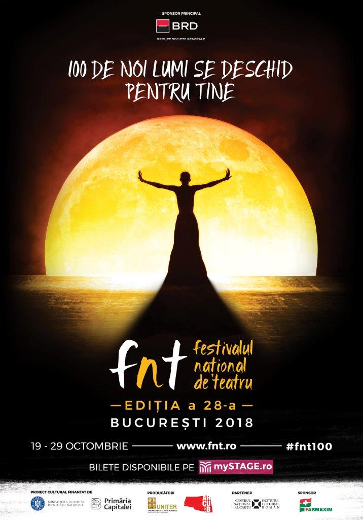 Selecția oficială a spectacolelor din Festivalul Național de Teatru 2018