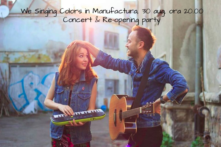 Seara de indie-pop cu trupa We Singing Colors LIVE in Timisoara