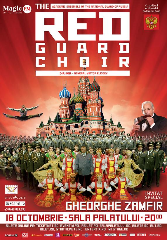 THE RED GUARD CHOIR il are ca invitat special pe Gheorghe Zamfir, in spectacolul de la Sala Papatului