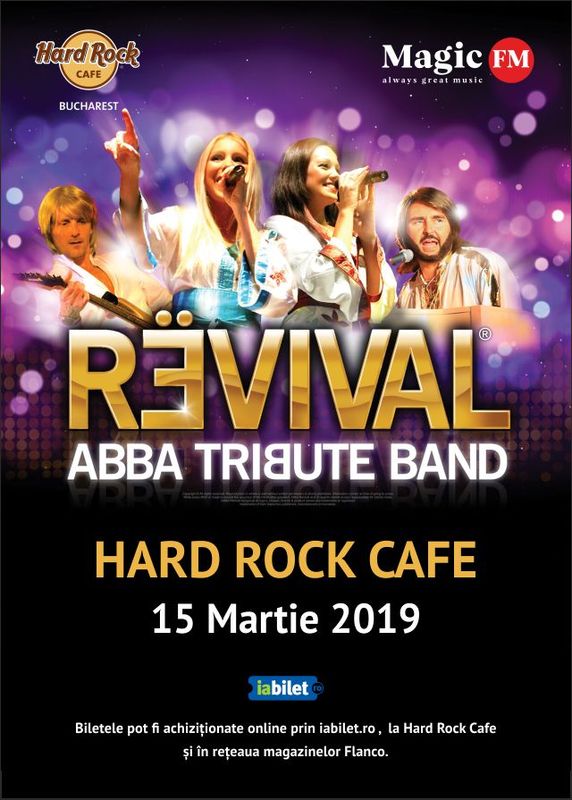 Concert ABBA Tribute Band REVIVAL™ la Hard Rock Cafe