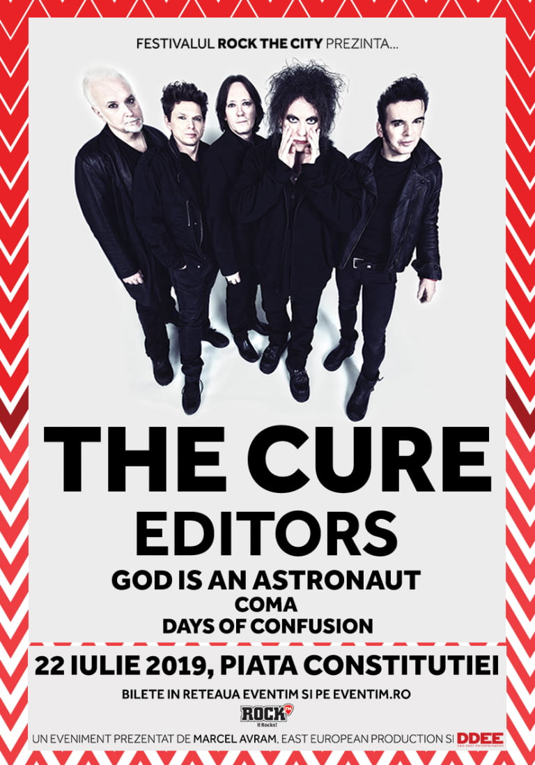 ROCK THE CITY PREZINTA NOI CONFIRMARI: DAYS OF CONFUSION & COMA, IN DESCHIDEREA SUPER-CONCERTULUI THE CURE