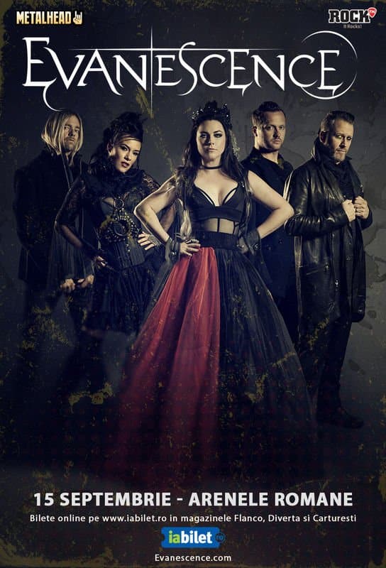 Biletele pentru concertul Evanescence s-au pus in vanzare