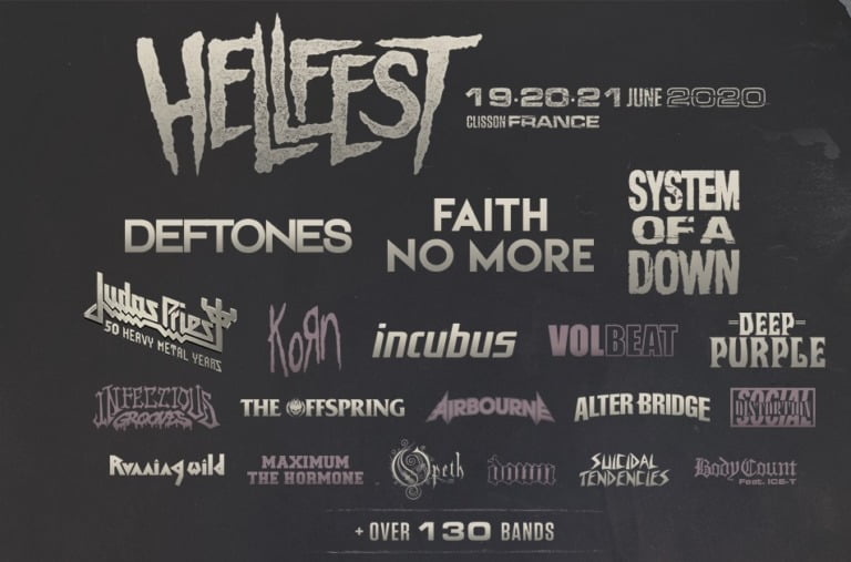 Line-up Hellfest 2020