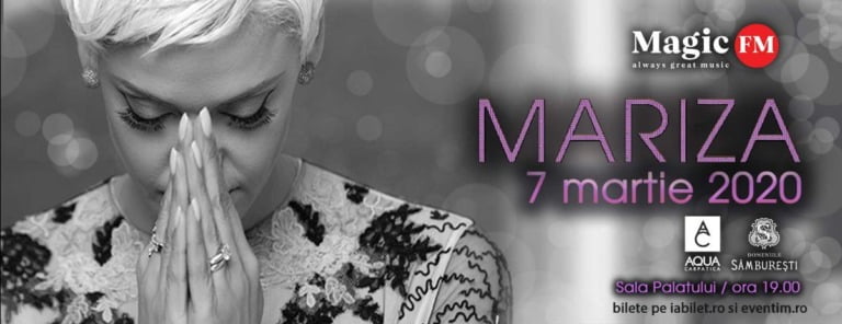 MARIZA va fi acompaniata de cinci instrumentisti valorosi