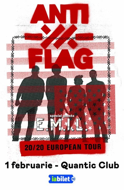 E.M.I.L. deschide concertul ANTI-FLAG de pe 1 Februarie din Quantic