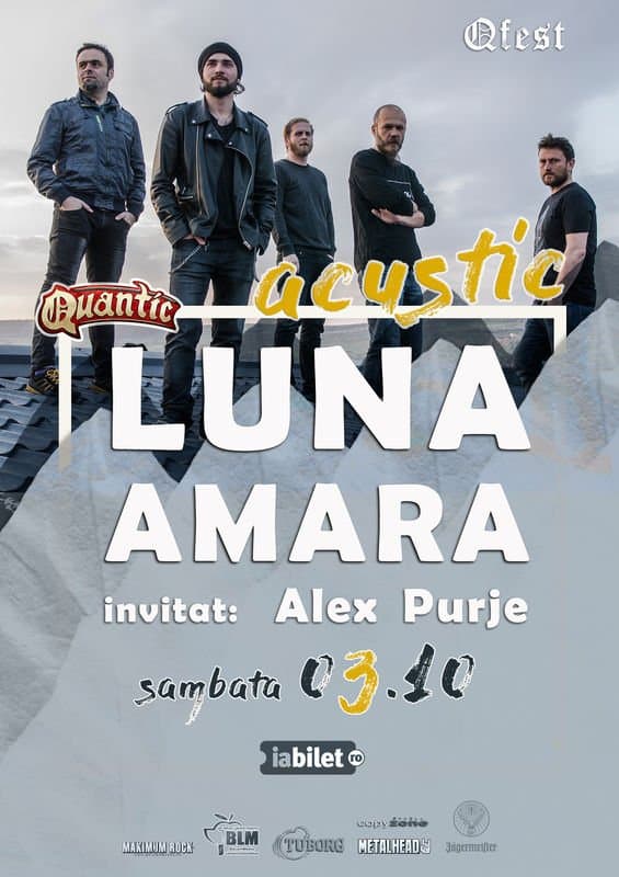 LUNA AMARĂ – ACUSTIC, „RELOADED” – la Club Quantic București