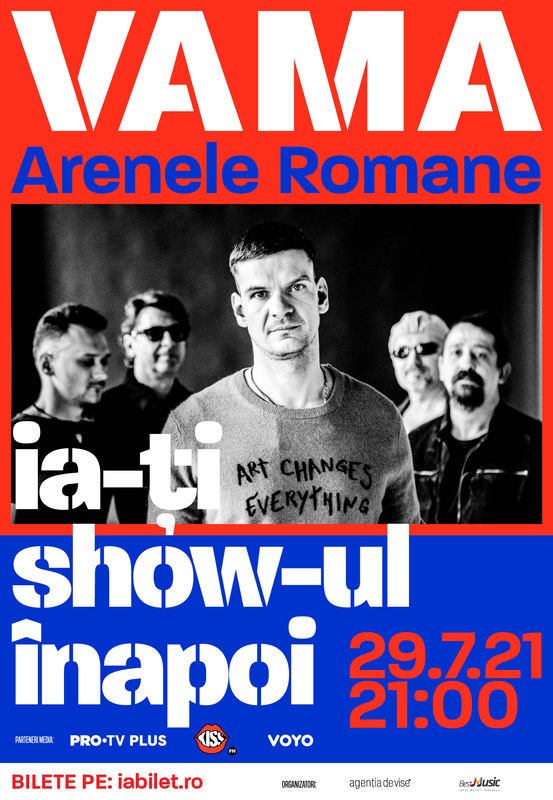 VAMA a lansat un nou videoclip care poate fi ascultat live pe 29 iulie la Arenele Romane