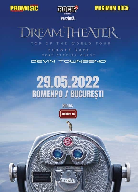 Devin Townsend, invitat special în cadrul turneului Dream Theater, ajunge și la București!