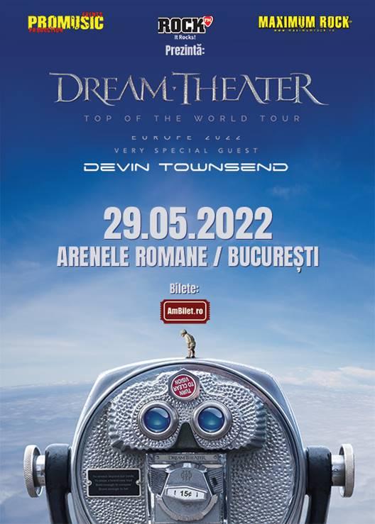 Concertul Dream Theater se mută la Arenele Romane