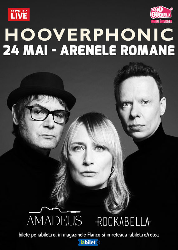 Hooverphonic canta pe 24 mai 2022 la Arenele Romane