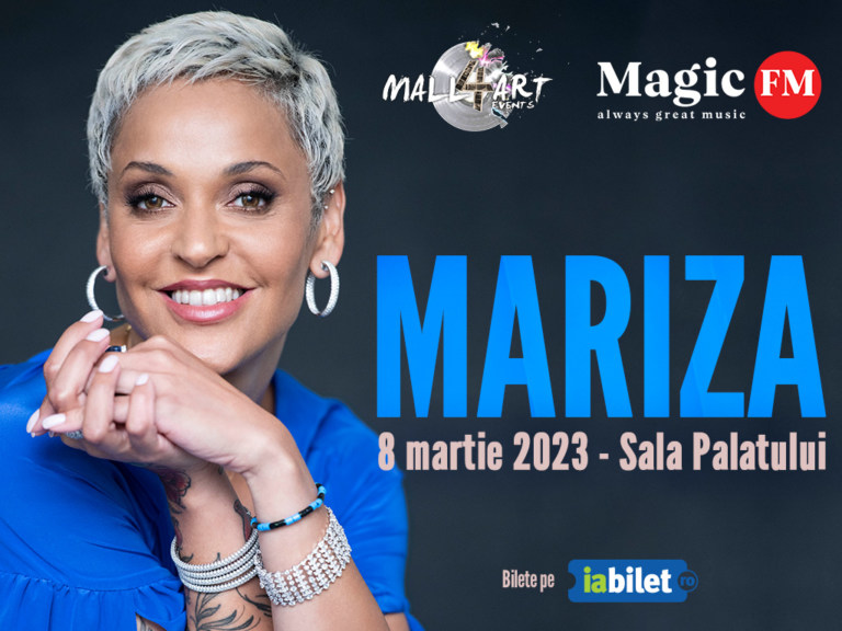 MARIZA SE REÎNTOARCE. CONCERT EXTRAORDINAR LA SALA PALATULUI, DE ZIUA INTERNAŢIONALĂ A FEMEII, PE 8 MARTIE 2023